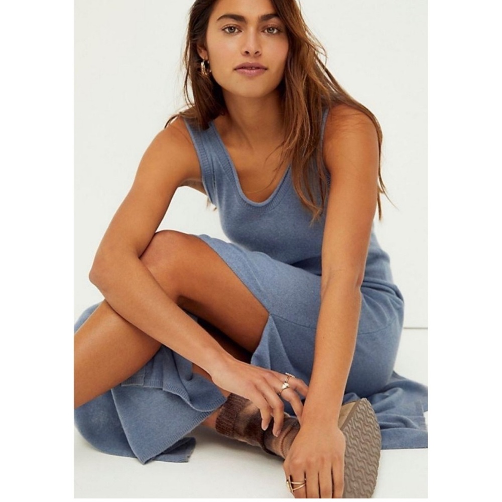 Free People × FP Beach The Luxe Dahlia Cashmere Lightweight Sweater Dress